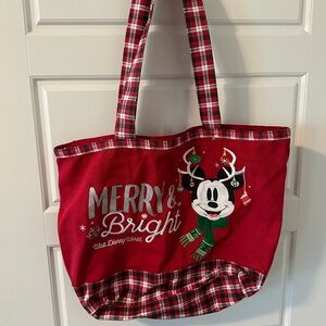 Red Mickey Mouse Tote Bag